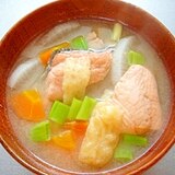 秋鮭のお味噌汁
